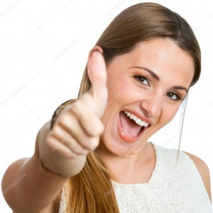Create meme: showing thumbs up, points, thumb