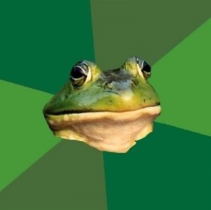 Создать мем: Мерзкая жаба
