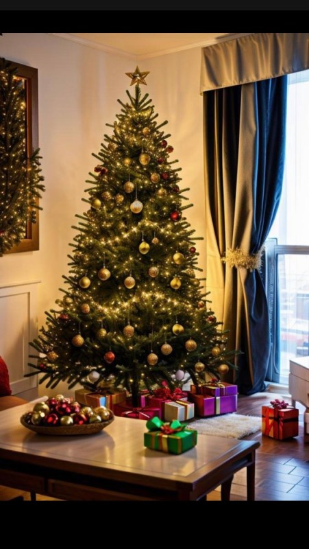 Create meme: beautiful Christmas tree, Christmas tree , tree new year 
