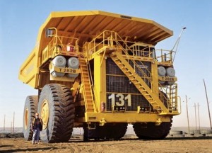 Create meme: mining truck