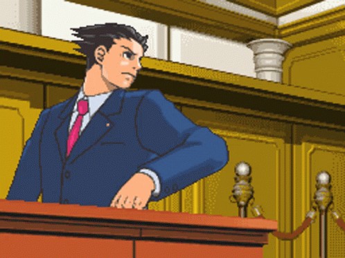 Создать мем: phoenix wright ace attorney trilogy, аниме, ace attorney objection