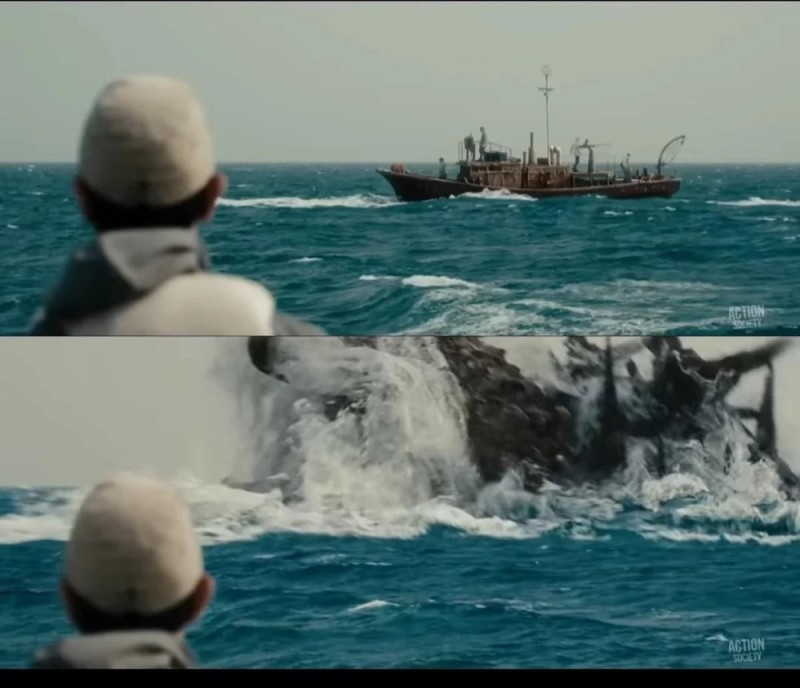 Создать мем: морской бой, морской бой фильм корабль пришельцев, море штормов