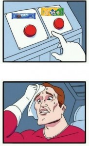 Создать мем: красная кнопка мем, кнопка мем, мем выбор с кнопками кнопками сложный