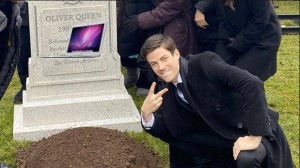 Create meme: grave, memorial grave and the man, grant gastin near the grave of Oliver