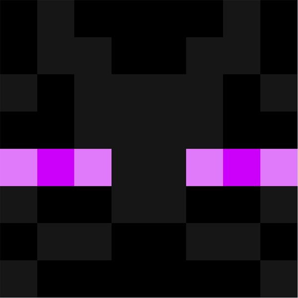 Create meme: enderman's head neon, minecraft enderman, enderman's face