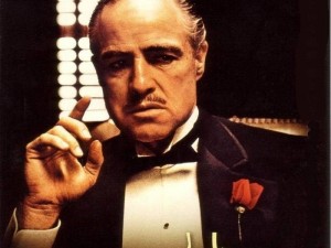 Create meme: meme godfather, don Corleone Smoking a cigar, don Corleone