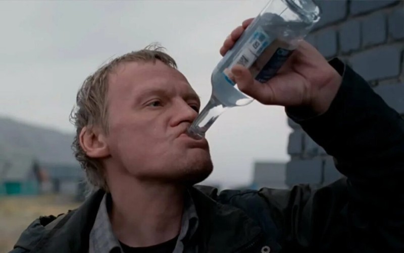 Create meme: serebryakov drinks vodka, Serebryakov Leviathan, Serebryakov