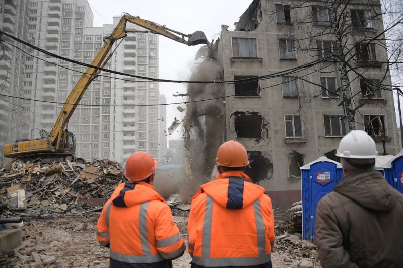 Create meme: demolition of houses, demolition of five-storey buildings, the demolition of the house