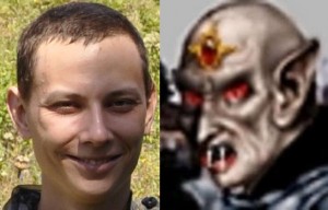 Create meme: srate face, Male, the creatures of Grimm