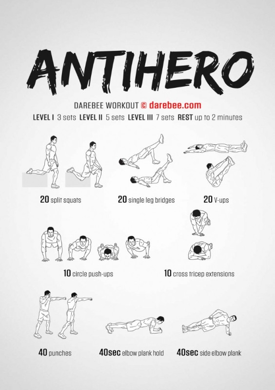 Create meme: darebee workout Russian version, Darebee power workout, darebee workout