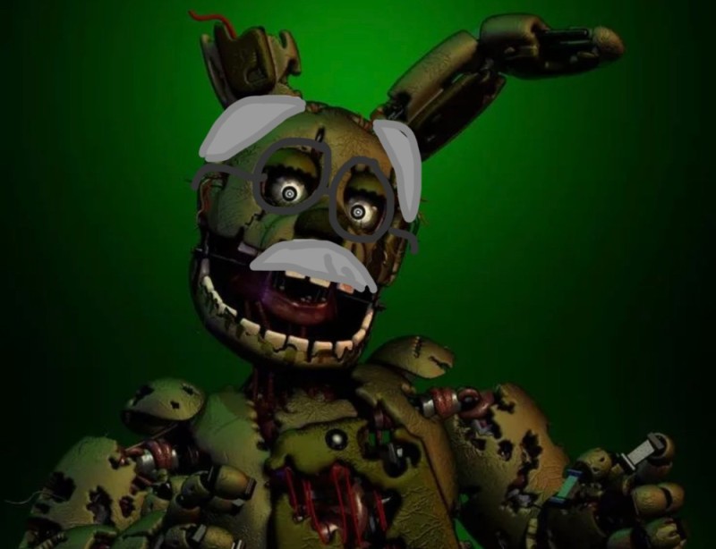 Create meme: toy springtrap, five nights with freddy 3 springtrap, animatronik springtrap