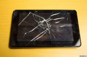 Create meme: tablet PC repair, tablet, a broken screen