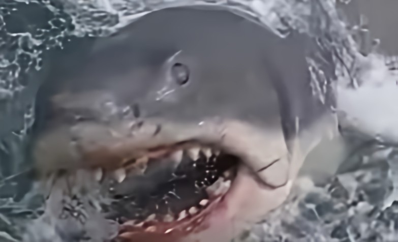 Создать мем: челюсти фильм 1975, акула людоед, белая акула