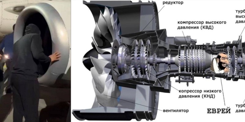 Создать мем: двигатель pratt whitney pw1000g, турбовентиляторный двигатель, центробежный компрессор