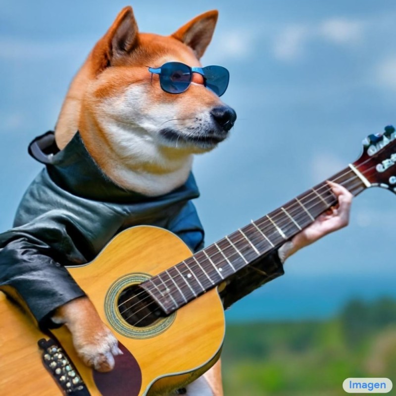 Create meme: imagen neural network, cool dogs, people 
