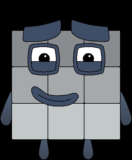 Create meme: numberblocks, namber blocks 9, numberblocks 100 square