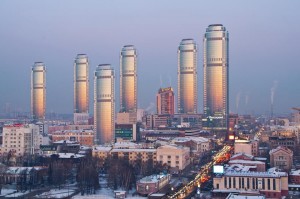 Create meme: Moscow city skyscrapers