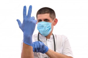 Создать мем: маски перчатки, мужчина в медицинских перчатках, доктора с перчатками
