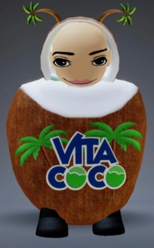 Create meme: coconut milk, coconut , coconut nut