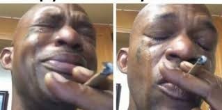 Create meme: meme Negro , ebony crying, crying black man 