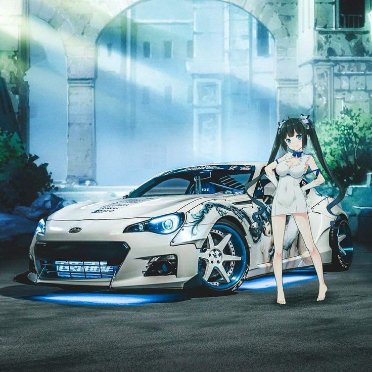 Create meme: anime cars, anime girls, anime 