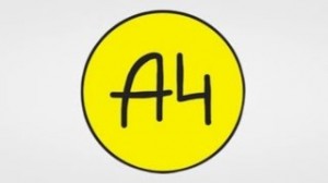 Создать мем: влад а4 лого, значок а4 желтый, а4 логотип канала