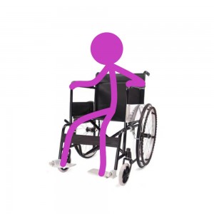 Создать мем: дед на инвалидной коляске, белые человечки в инвалидном кресле, коляска для инвалидов