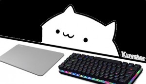 Создать мем: bongo cat, клавиатура для бонго кэт, v 2 бонго кэт