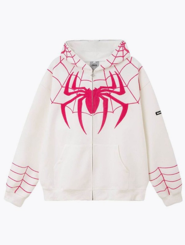 Create meme: zip hoodie spider man, hoodie spider, sweatshirt with a spider