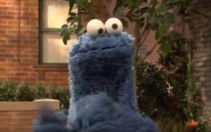 Create meme: sesame street, cookie monster shouts, Two thousand seventeen