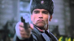 Create meme: gun poderina 9.2 mm photo, Schwarzenegger in Russia, Schwarzenegger captain Danko