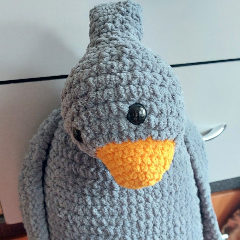 Create meme: The penguin crocheted, mr pigeon, toy 