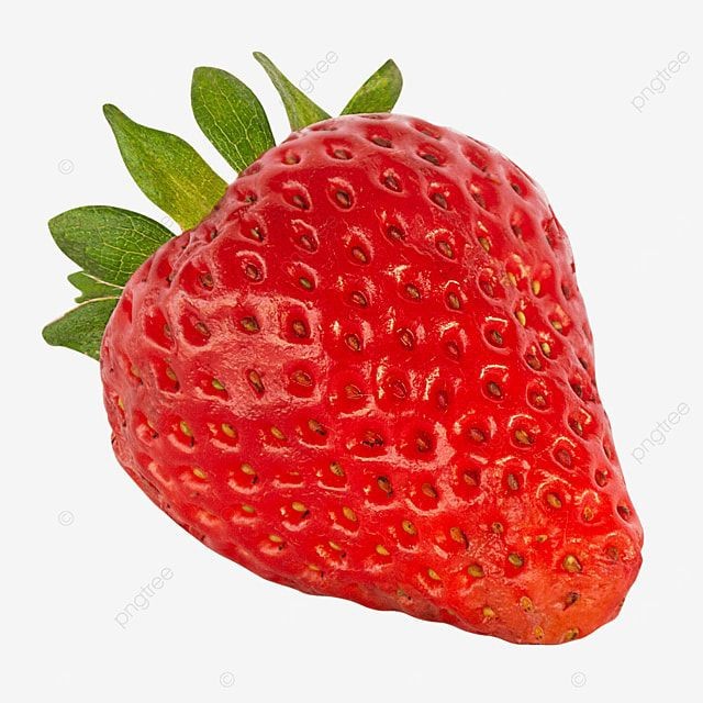 Create meme: strawberry on white background, strawberries on a transparent background, strawberry 