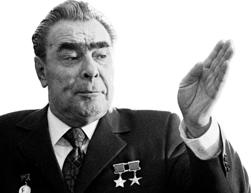 Create meme: Leonid Brezhnev , Leonid Brezhnev the young, Leonid Brezhnev in the CPSU