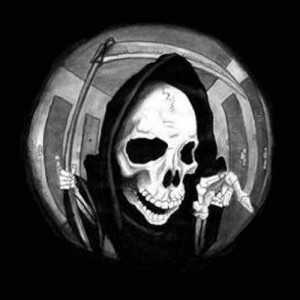 Создать мем: santa muerte skull, череп татуировка, череп картина
