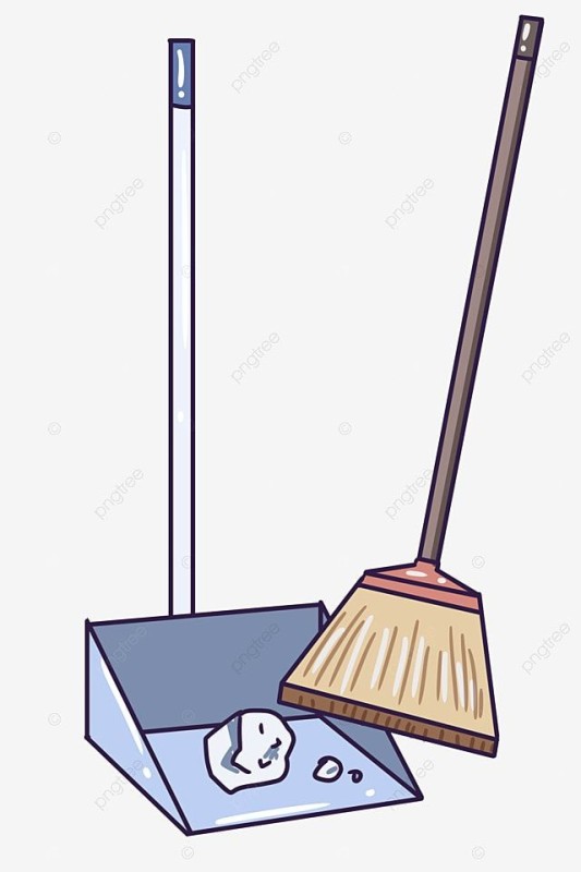 Create meme: broom for cleaning, MOP pattern, dustpan and cleaning brush
