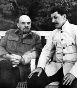 Create meme: Lenin and Stalin in Gorki, 1922, Joseph Stalin, Lenin and Stalin in Gorki