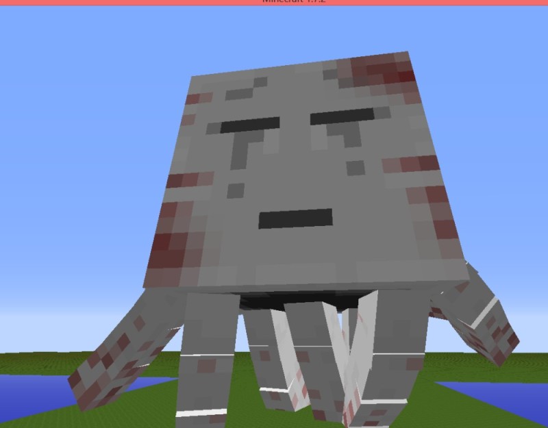 Create meme: screenshot , gast minecraft, minecraft gast mutant