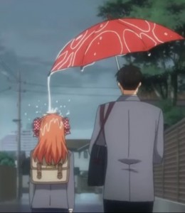 Create meme: anime, anime, monthly Shoujo Nozaki kun rain