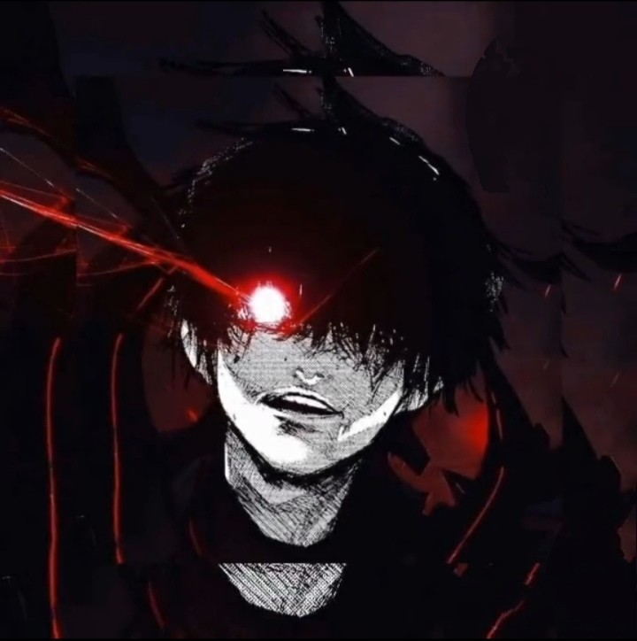 Create meme: kaneki ken, shadow fiend ghoul grandfather insider, figure 