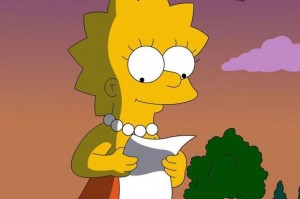 Создать мем: лиза симпсон и мартин, лиза симпсон читает, lisa simpson lisa gif