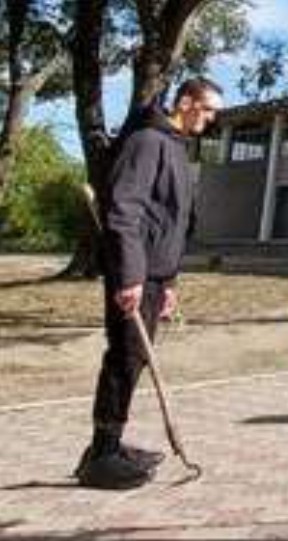 Create meme: people , nordic walking with sticks, shoes 