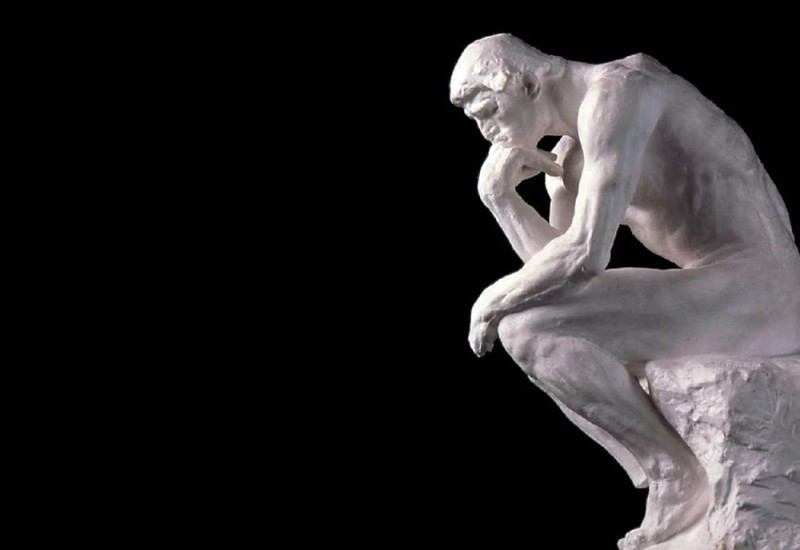 Создать мем: статуя мыслитель микеланджело, огюст роден мыслитель оригинал, мыслитель скульптура микеланджело