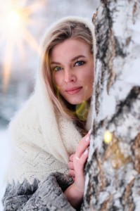 Create meme: Yaroslav Mironov, girl, winter photo shoot