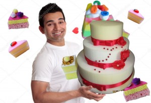 Create meme: cake, cake, the guy is carrying a cake