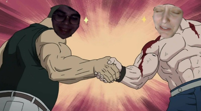 Create meme: steel alchemist meme, Fullmetal alchemist meme handshake, Fullmetal alchemist Armstrong