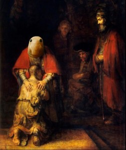 Create meme: povernennya prodigal sin, rembrandt van rijn, painter Rembrandt