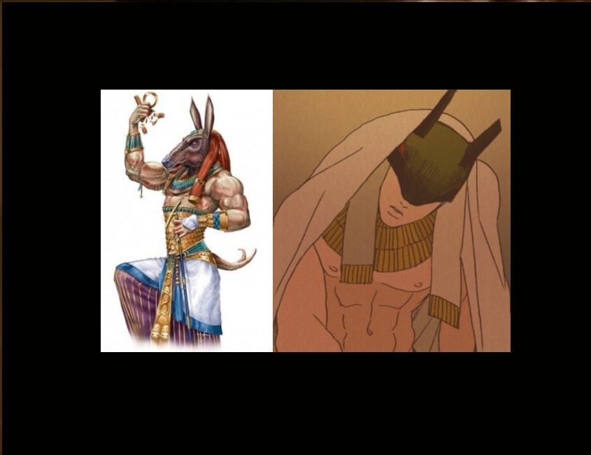 Create meme "Seth God Egypt tattoo, the Egyptian God Anubis art, The G...