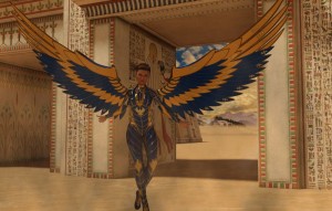 Создать мем: боги египта с крыльями, исида богиня египта папирус, крылья