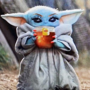 Create meme: baby Yoda, baby Yoda, baby yoda